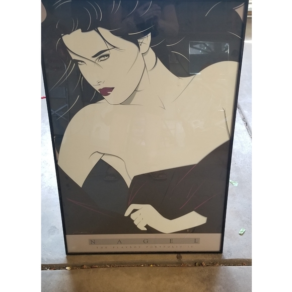 Vintage Original Patrick Nagel Framed 3 Piece Poster Art 3' X 2' - Picture 3 of 5